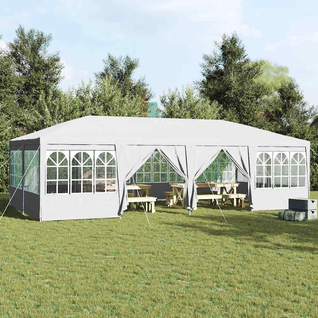 vidaXL Party Tent White 800 x 400 x 266 cm Polyethylene 1