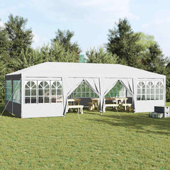 vidaXL Party Tent White 800 x 400 x 266 cm Polyethylene 1