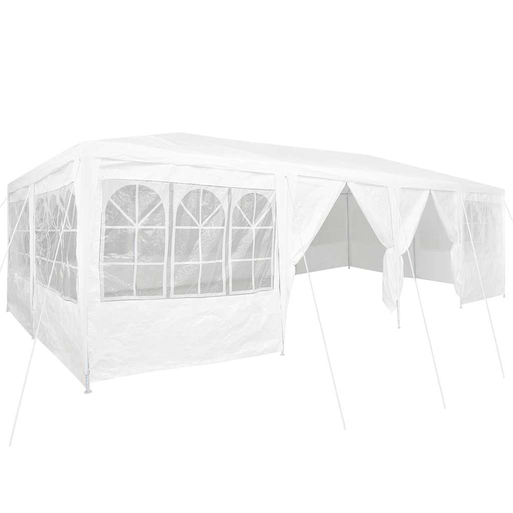 vidaXL Party Tent White 800 x 400 x 266 cm Polyethylene 2
