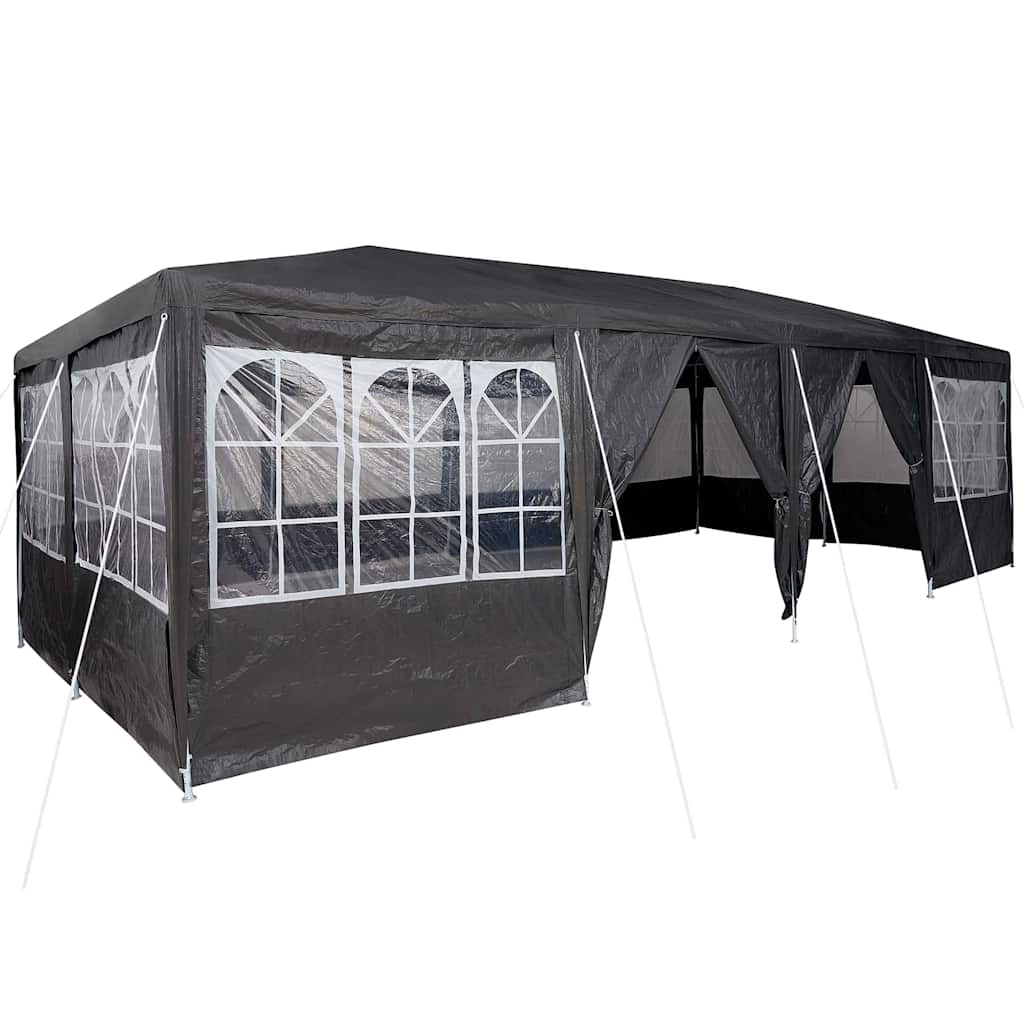 vidaXL Party Tent Anthracite 800 x 400 x 266 cm Polyethylene 2