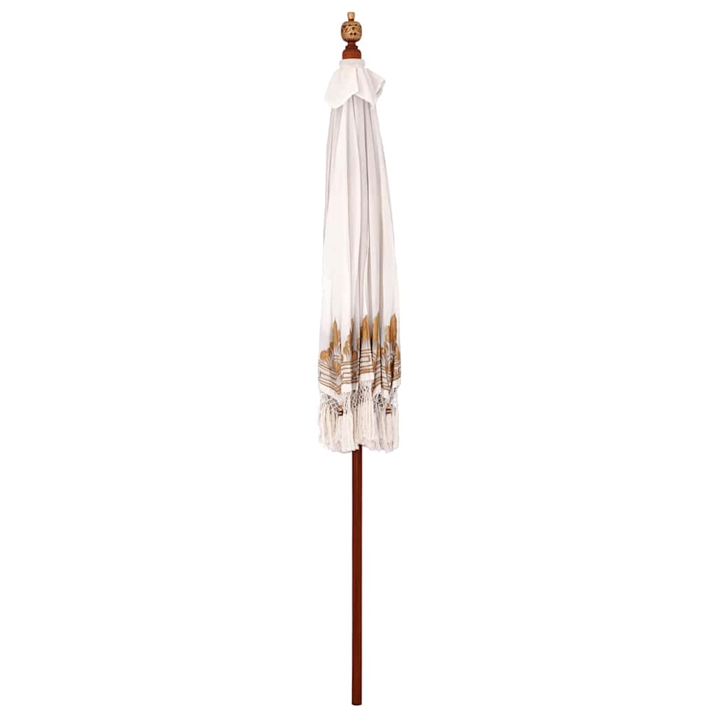 vidaXL Balinese Parasol 215 x 215 x 260 cm 4