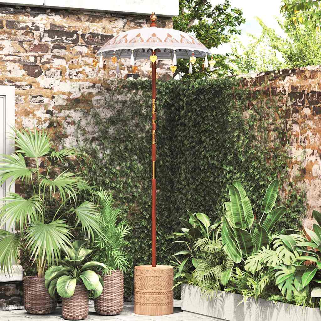 vidaXL Balinese Parasol 125 x 125 x 260 cm 1