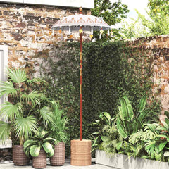 vidaXL Balinese Parasol 125 x 125 x 260 cm 1