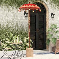 vidaXL Balinese Parasol 125 x 125 x 260 cm 3