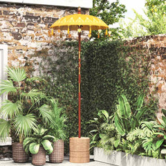 vidaXL Balinese Parasol 125 x 125 x 260 cm 1