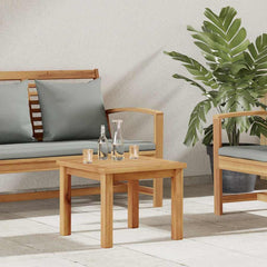 vidaXL Coffee Table Brown 45 x 45 x 36 cm Solid Teak Wood 1