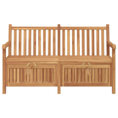vidaXL Garden Bench with Storage 150 x 60 x 90 cm Solid Teak Wood 3