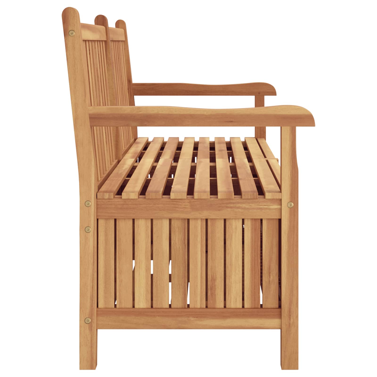 vidaXL Garden Bench with Storage 150 x 60 x 90 cm Solid Teak Wood 4