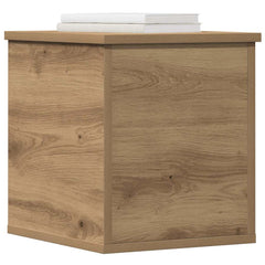 vidaXL Storage Box Artisan Oak 30 x 35 x 35 cm Engineered Wood 3