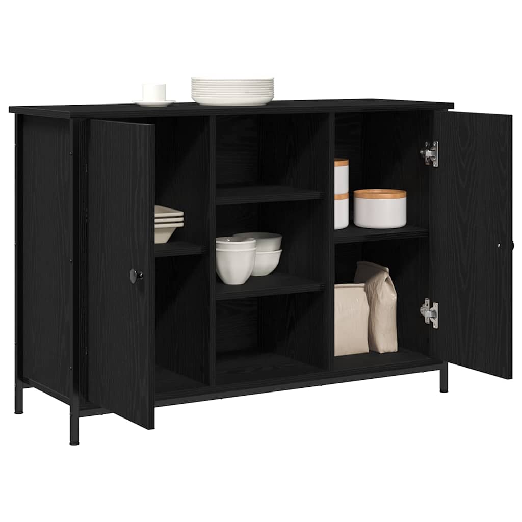 Sideboard 100 x 35 x 70 cm Black oak