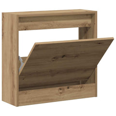 vidaXL Shoe Cabinet 60 x 21 x 57 cm Engineered Wood Artisan Oak 5