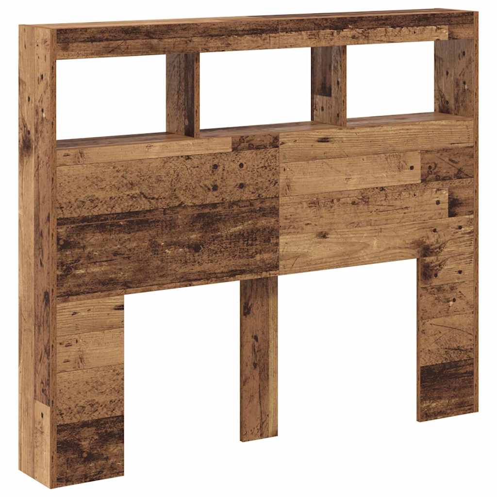 vidaXL Headboard Old Wood Engineered Wood 5