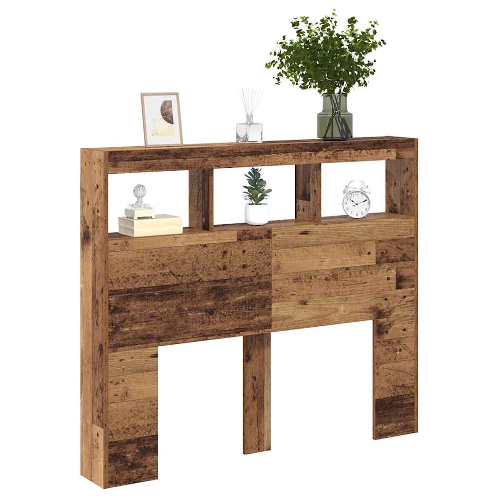 vidaXL Headboard Old Wood Engineered Wood 3