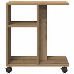 vidaXL Side Table Artisan oak 50 x 30 x 55 cm Engineered Wood 6