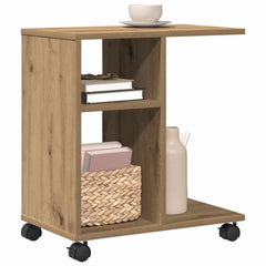vidaXL Side Table Artisan oak 50 x 30 x 55 cm Engineered Wood 3