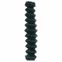 vidaXL Chain Link Fence 10 x 1 m Steel Green 6