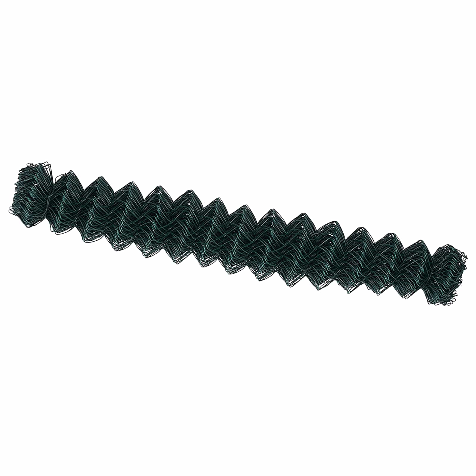 vidaXL Chain Link Fence 10 x 1.5 m Steel Green 5