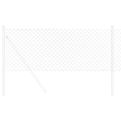 vidaXL Chain Link Fence 25 x 0.8 m Galvanised steel Silver 3