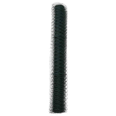 vidaXL Hexagon Fence 1.4 x 50 m PVC Green 6
