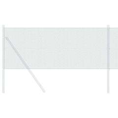 vidaXL Hexagon Fence 0.4 x 100 m PVC Green 3