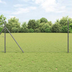 vidaXL Hexagon Fence 1 x 50 m PVC Grey 1
