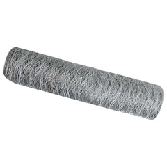 vidaXL Hexagon Fence 0.5 x 100 m Galvanised steel Silver 2