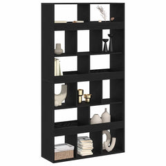 Bookcase 100x33x187.5 cm Engineered Wood Black oak