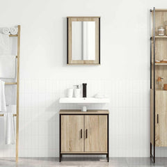 vidaXL Bathroom Furniture Set 2 pcs Brown 60 x 30 x 60 cm 1