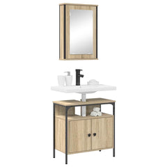 vidaXL Bathroom Furniture Set 2 pcs Brown 60 x 30 x 60 cm 3
