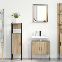 vidaXL Bathroom Furniture Set 3 pcs Brown 60 x 33 x 60 cm 4