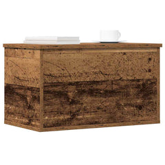 vidaXL Storage Box Old Wood 60 x 35 x 35 cm Engineered Wood 3