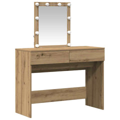 vidaXL Dressing Table Artisan Oak 100 x 40 x 130 cm Engineered Wood 4
