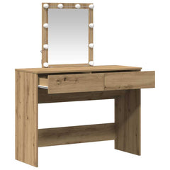 vidaXL Dressing Table Artisan Oak 100 x 40 x 130 cm Engineered Wood 5