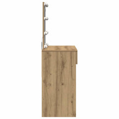vidaXL Dressing Table Artisan Oak 100 x 40 x 130 cm Engineered Wood 6