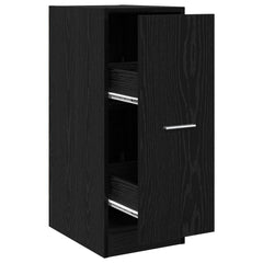 vidaXL Apothecary Cabinet Black oak 30 x 41 x 77.5 cm Engineered wood 2