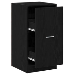 vidaXL Apothecary Cabinet Black oak 40 x 41 x 77.5 cm Engineered wood 2