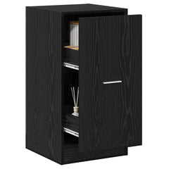 vidaXL Apothecary Cabinet Black oak 40 x 41 x 77.5 cm Engineered wood 3