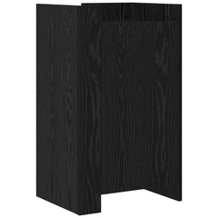 vidaXL Sideboard Black Oak 45 x 35 x 75 cm 2