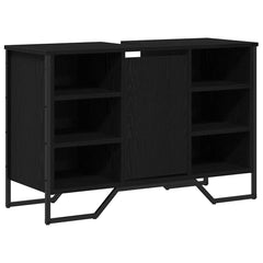 vidaXL Bathroom Sink Cabinet Black Oak 91 x 35 x 60 cm Engineered wood 2