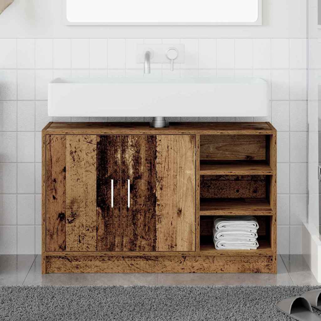 vidaXL Sink Cabinet Engineered Wood