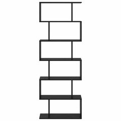 vidaXL Book Cabinet 6-Tier 70 x 24 x 193.5 cm Engineered Wood 5