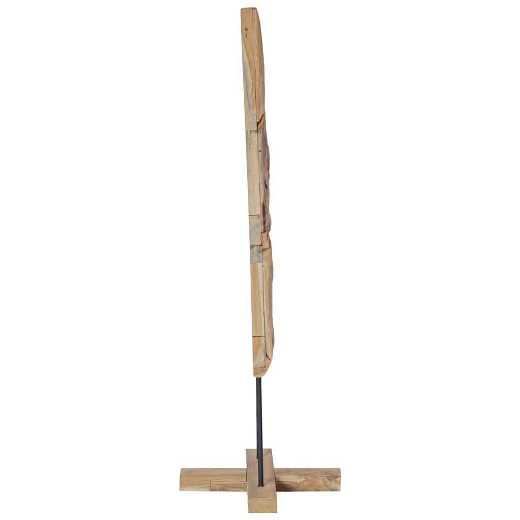 vidaXL Christmas Tree Brown 120 cm Solid teak wood 5