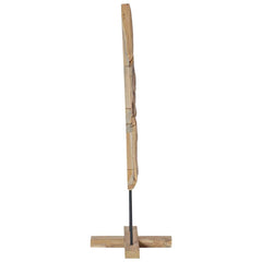 vidaXL Christmas Tree Brown 120 cm Solid teak wood 5