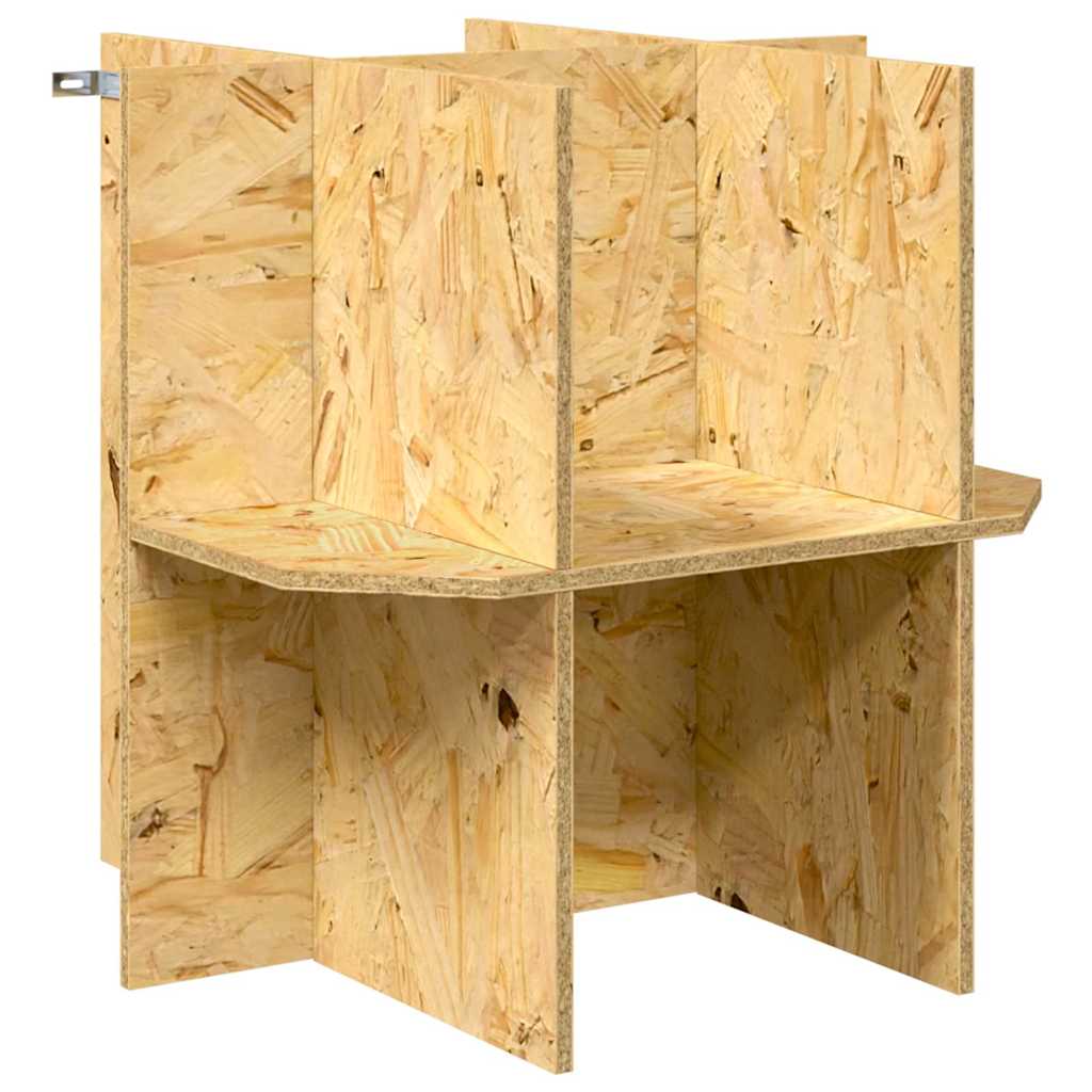 Terrarium Brown 50 x 50 x OSB 100 cm without side glass
