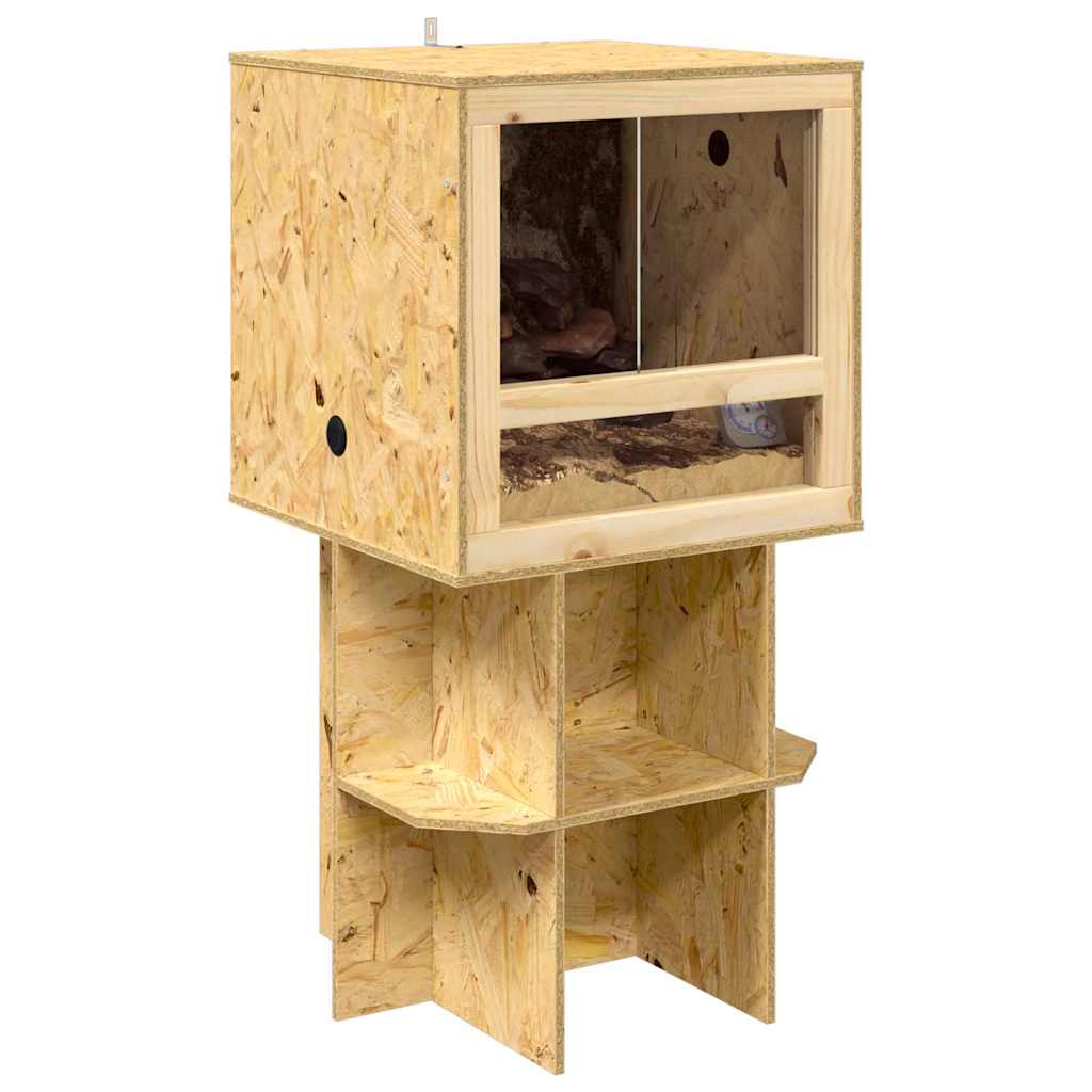 Terrarium Brown 50 x 50 x OSB 100 cm without side glass