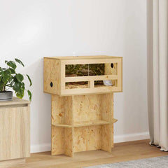 vidaXL Terrarium Brown 60 x 30 x 80 cm OSB 1