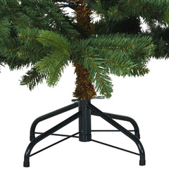 vidaXL Artificial Hinged Christmas Tree Green 150 cm PVC, PE and steel 6