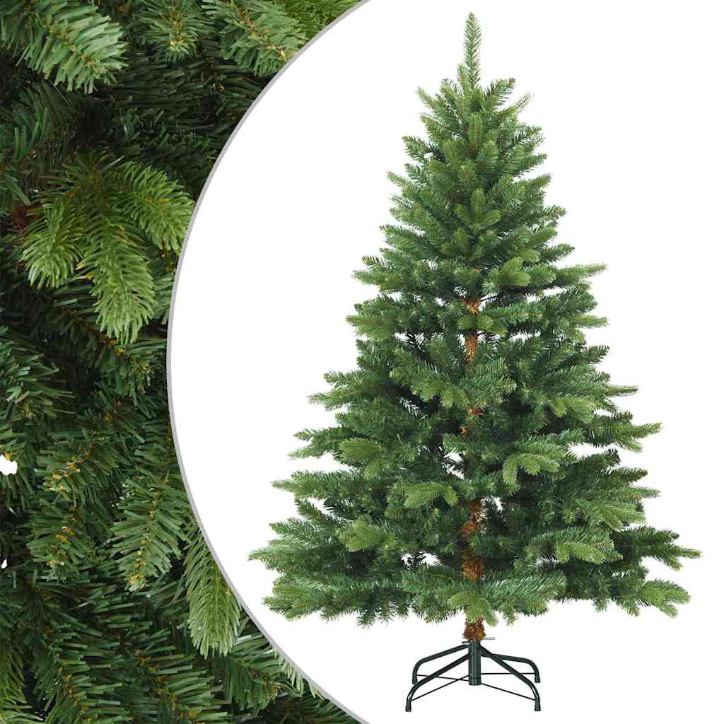 vidaXL Artificial Hinged Christmas Tree Green 150 cm PVC, PE and steel 2