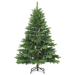 vidaXL Artificial Hinged Christmas Tree Green 150 cm PVC, PE and steel 3