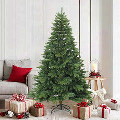 Artificial Hinged Christmas Tree PVC and PE Green 180 cm